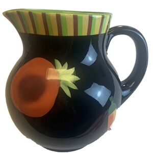 Crate & Barrel Pimienta Pepper Pattern Pitcher- NEARLY NEW